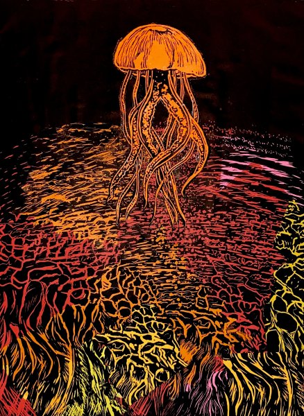 Orange Jellyfish